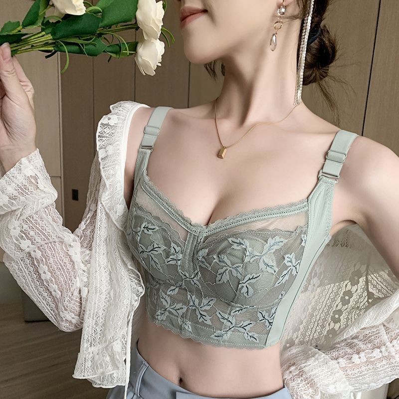 Quần Lót Full Cup Quần Lót Giảm Ngực Nữ Vú Lớn Nhỏ Loại Có Thể Điều Chỉnh Ngực Nhận Tai Thỏ Phòng Ngừa