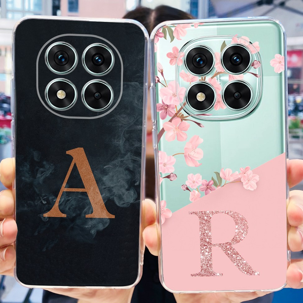 Dành Cho Redmi Note 14 Pro 5G Ốp Lưng A-Z Chữ Hoa Mềm TPU Trong Suốt Cho Redmi Note 14 Pro 5G Ốp Điện Thoại Trong Suốt