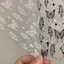 Bạc Đen Trắng 3D Dán Móng Tay Ngôi Sao Kim Loại Dính Chữ Thập Thanh Trượt Bọc Gel Làm Móng Tay Đề Can Ba Lan [Làm Đẹp]