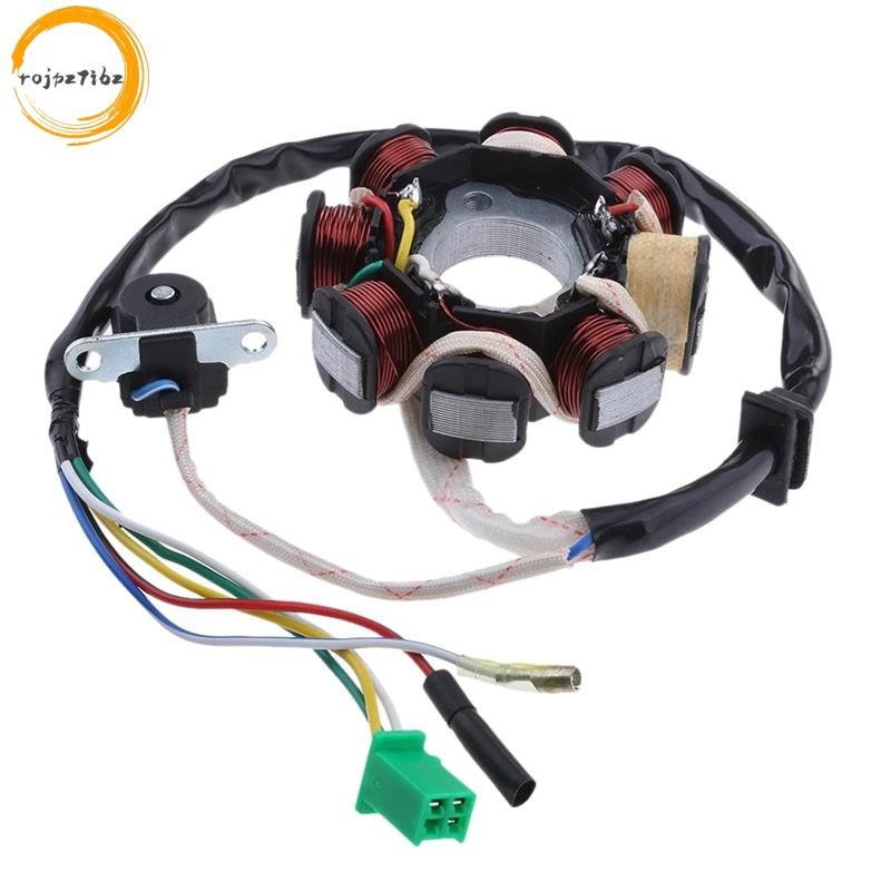 GY6 Động Cơ Magneto Stator Máy Phát Điện Cuộn Dây 157QMJ Cho GY6 Động Cơ 125Cc 150Cc ATV Xe Tay Ga Phụ Kiện