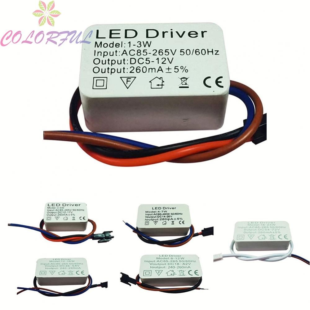 Bộ nguồn điều khiển dòng điện không đổi LED chuyên nghiệp 260mA để kết nối nhanh