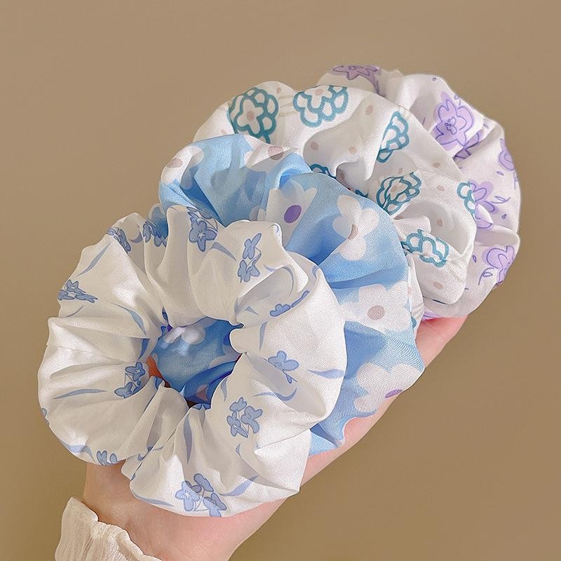 PANPIA-Thanh Lịch In Ren Cạnh Rộng Tóc Nhẫn Nữ Cô Gái Ngọt Ngào Buộc Tóc Dễ Thương Đa Năng Tóc Thời Trang Phụ Kiện Tóc HEVN