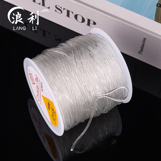 Dây thun pha lê trong suốt tròn đóng thùng, phụ kiện dây hạt tự làm thủ công