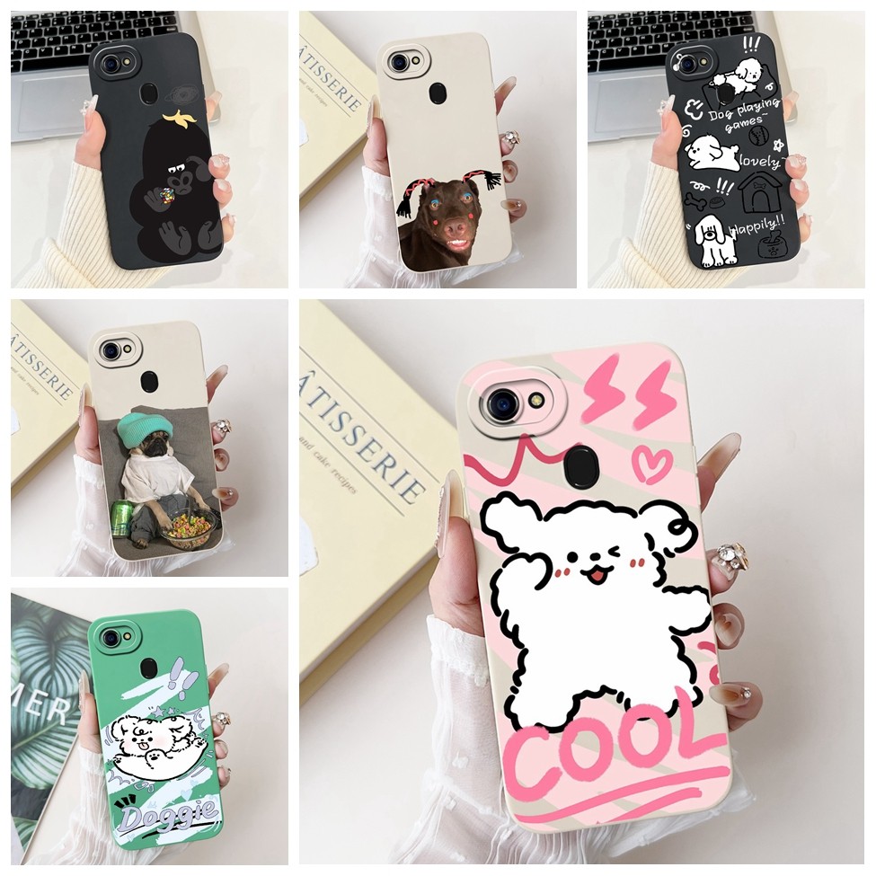 Oppo F5 CPH1723 F5 Youth CPH1725 Vỏ Điện Thoại Oppo F5 Ốp Lưng Thẩm Mỹ Thời Trang Mèo Dễ Thương Hoạt Hình Động Vật Vỏ Silicon CPH1727 CHP1723 CHP1727
