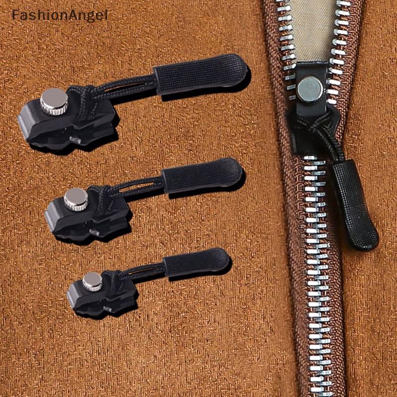 FashionAngel Đa Năng Có Thể Tháo Rời Kim Loại Dây Kéo Thanh Trượt Kéo Bộ Sửa Chữa Có Thể Tháo Rời DIY Thay Thế Đòn Bẩy Khóa Cho Quần Áo Hành Lý VN