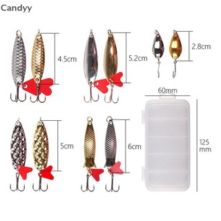 Ndy 5 Cái / bộ Kim Loại Jig Thìa Spinner Mồi Câu Cá Wobbler Mồi Bộ Dụng Cụ Câu Cá Cho Mồi Câu Cá Mồi Bộ N
