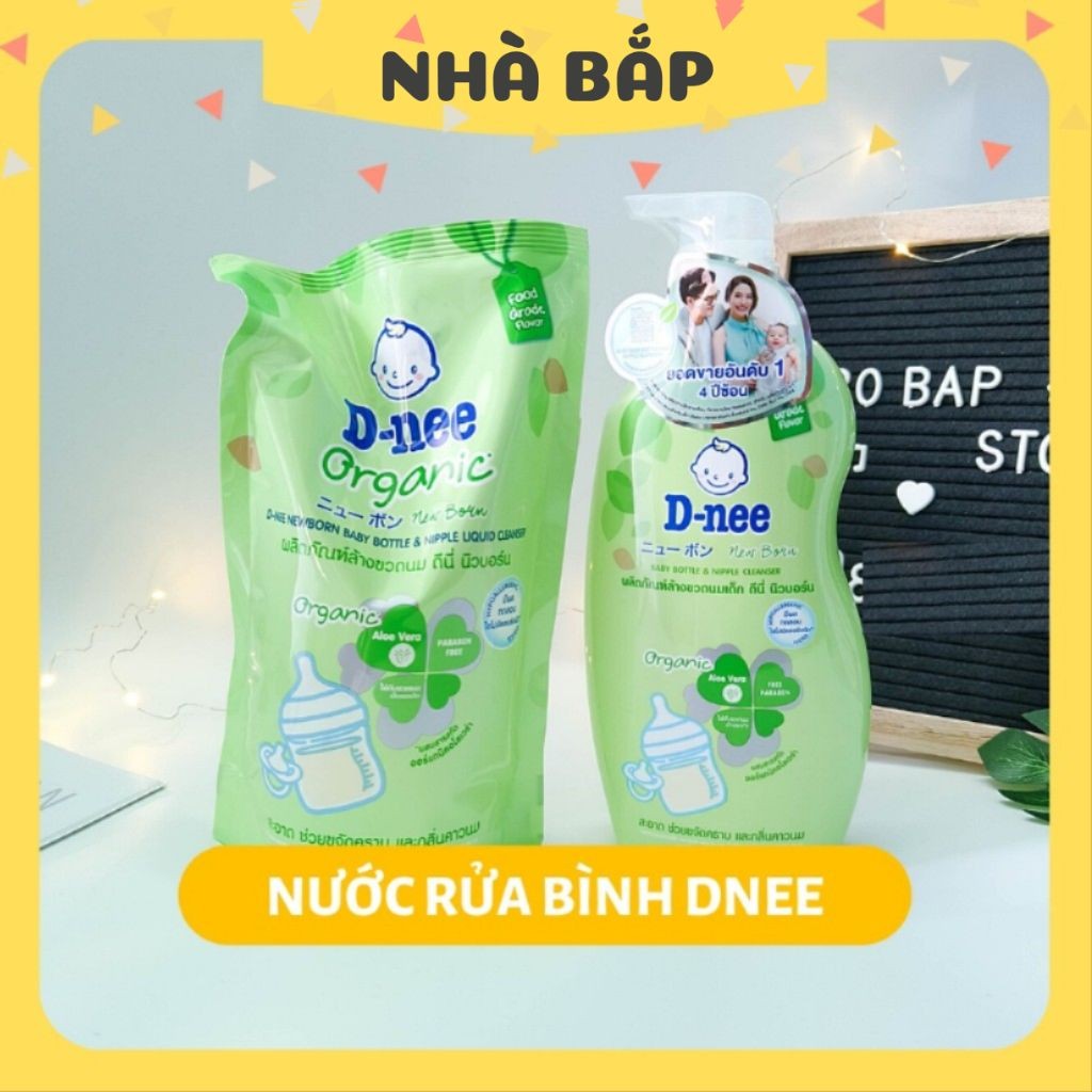 Nước Rửa Bình Sữa Dnee Organic Thái Túi 550ml An Toàn Cho Bé - Nhà Bắp ...