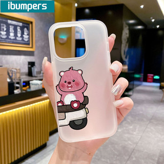 ibumpers Ốp Lưng iPhone Dễ Thương Capybara Loopy Họa Tiết Cặp Đôi Dành Ốp điện thoại Trong Suốt Mờ TPU Silicon Mềm Chống Sốc Cho Iphone 16 15 14 12 13 11 Pro Max IP 7 8 Plus Iphon X Xs XR Xs Max