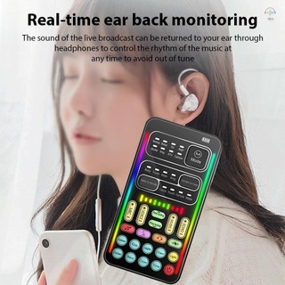 Bộ thay đổi giọng nói Thiết bị thay đổi giọng nói di động với 8 hiệu ứng âm thanh Ánh sáng đầy màu sắc Mini phát sóng trực tiếp Micro cầm tay Máy hiệu ứng âm thanh cho điện thoại Máy tính xách tay Trò chơi máy tính Âm thanh