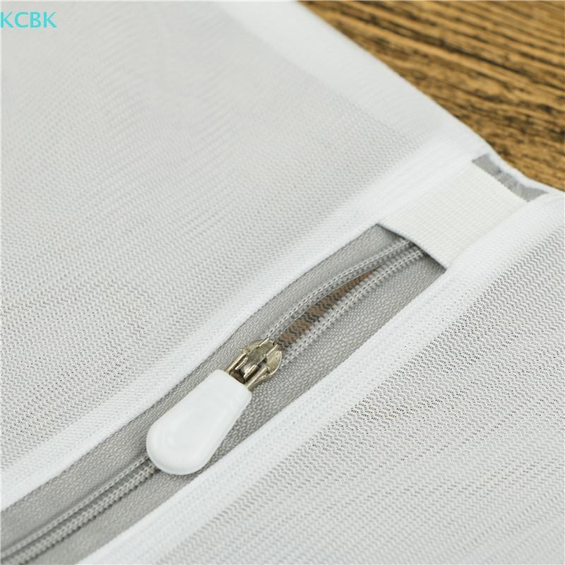 [Kc] Túi Giặt Lưới Quần Áo Du Lịch Lưới Bảo Quản Túi Zip Giặt Áo Ngực Stocking [BK]