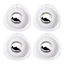NOTE1 4 Cái / bộ Bánh Xe Bánh, Bánh Xe Nội Thất Mini Tắt Tiếng Xoay 360, Ròng Rọc Lăn Tự Dính Di Chuyển Bằng Nhựa Bền Đẹp Cho Nội Thất