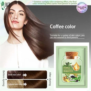 Thuốc nhuộm tóc thực vật tự nhiên Dễ sử dụng Chiết xuất thực vật nguyên chất Dầu gội nhuộm tóc cho thuốc nhuộm tóc nam nữ
