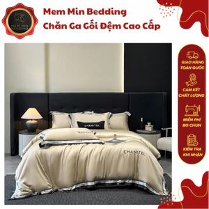 Bộ Chăn Ga Gối Chất Liệu Phi Lụa Thêu Mang Dến Cảm Giác Thanh Lịch Và Sang Trọng - MemMinbedding Luxury