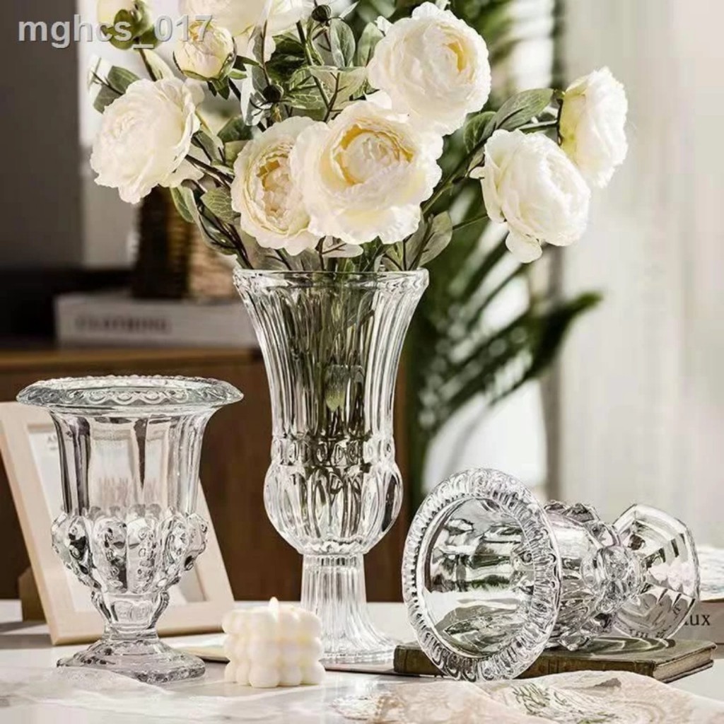 Lọ cắm hoa thuỷ tinh MÃ 131,25CM - 30CM - Bình thuỷ tinh trụ tròn loại dày dáng cao trong suốt cao cấp