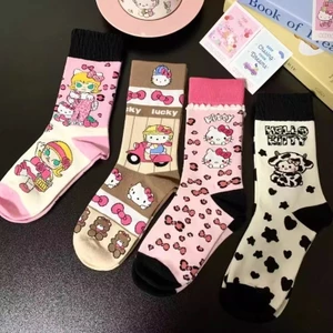 Nhật Bản Hoạt Hình Dễ Thương Anime Hello Kitty Tất Ngọt Ngào Hợp Thời Trang Thoáng Mát Tất Đa Năng Phong Cách Đại Học Sinh Cọc Tất