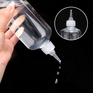Chai nhỏ giọt bóp nhựa 500 / 1000ml - Chai miệng sắc nét trong suốt - Hộp đựng rỗng đa năng