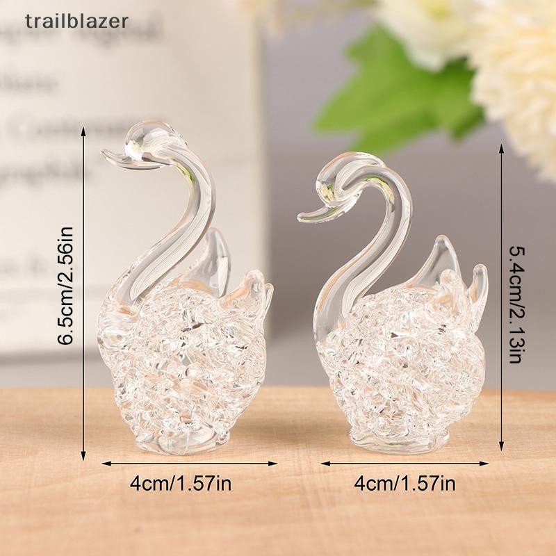 Trailblazer 1 Pha Lê Thiên Nga Tượng Thủy Tinh Động Vật Trang Trí Thiên Nga Pha Lê Các Bức Tượng Trang Trí Bàn Làm Việc Nhà Thu Nhỏ Quà Tặng Sáng Tạo Mới