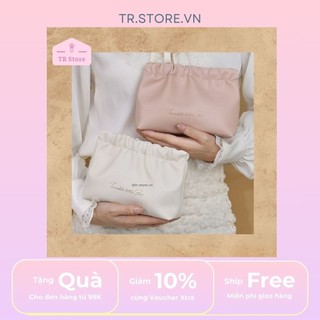Túi Đựng Mỹ Phẩm Da PU Nắp Nam Châm Twinkle Little Star - Sang Trọng, Tiện Lợi