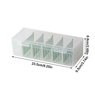 Hộp đựng cáp dữ liệu MEGOCE, dung tích lớn có nắp hộp lưu trữ thẻ, Hộp đựng trang sức chống bụi bền bỉ