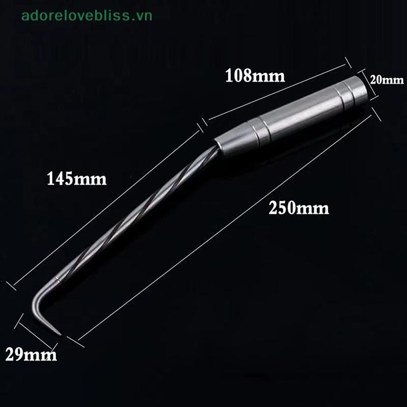 Thêm Móc xây dựng Chủ đề cốt thép Dây buộc Twister có móc Thép không gỉ Xoay linh hoạt Thanh thép ràng buộc tay Dụng cụ cầm tay BSS