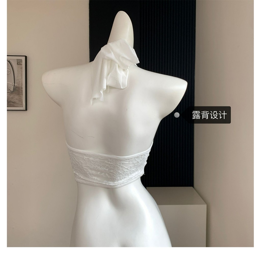 Thiết Kế Xương Cá Ren Corse Gợi Cảm Áo Vest Ống Top