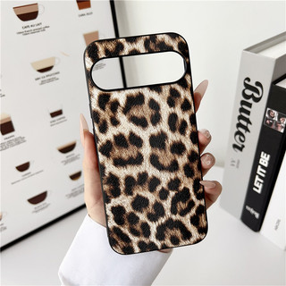 Luxury fashion leopard print carbon fiber fabric phone case For Google pixel 9 8 7 Pro pixel9xl 9pro
