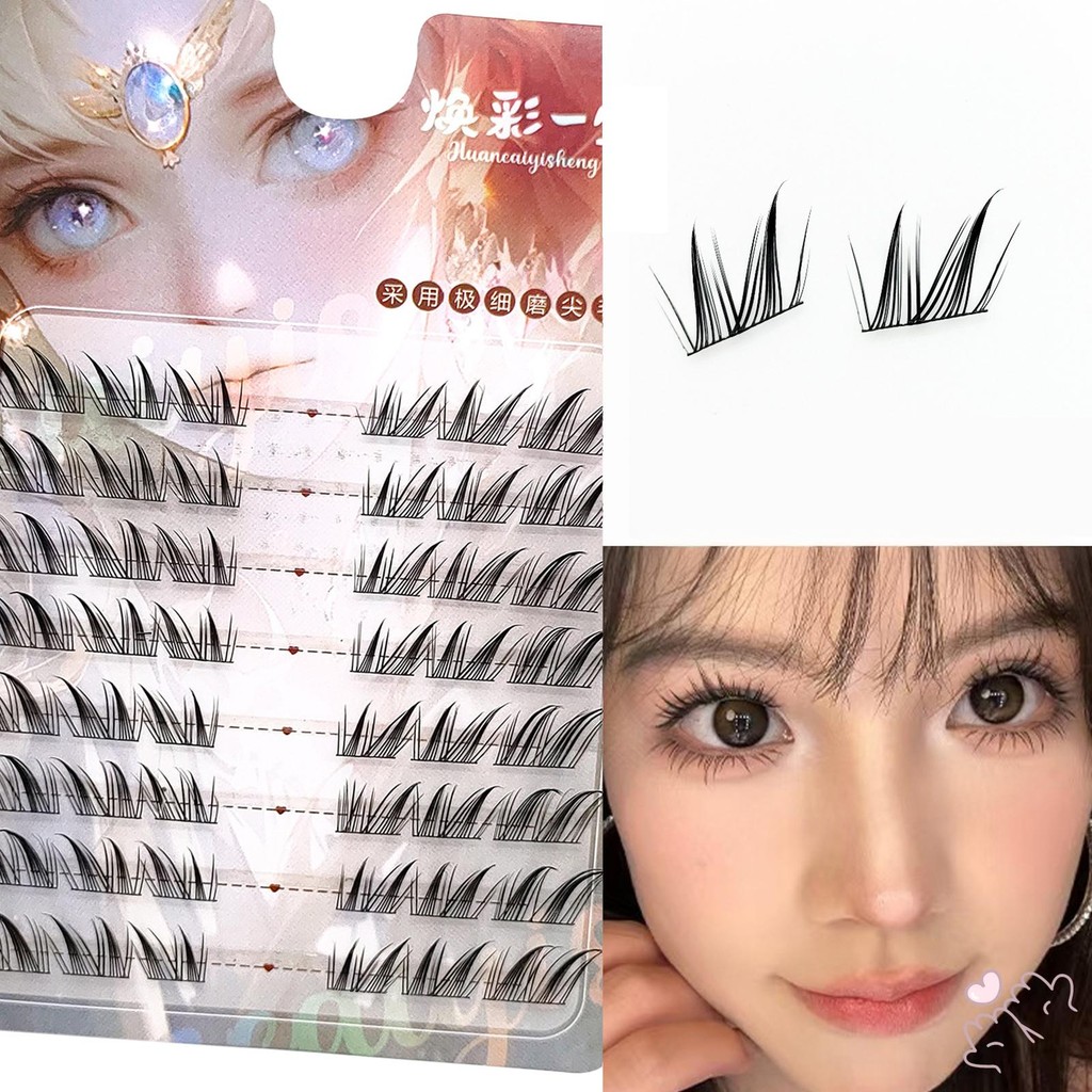 Hiệu ứng 3D Lông mi cá nhân Manga Lông mi tự dính Lựa chọn tiết kiệm thời gian cho người mới bắt đầu