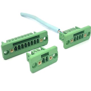 ITRUMPET 15EDGWC Khối đầu cuối 3,81mm, đầu nối có thể cắm xuyên tường 2P/3P/4P/5P/6P/8P/9P, có mặt bích, bảng điều khiển cố định, phích cắm nam nữ
