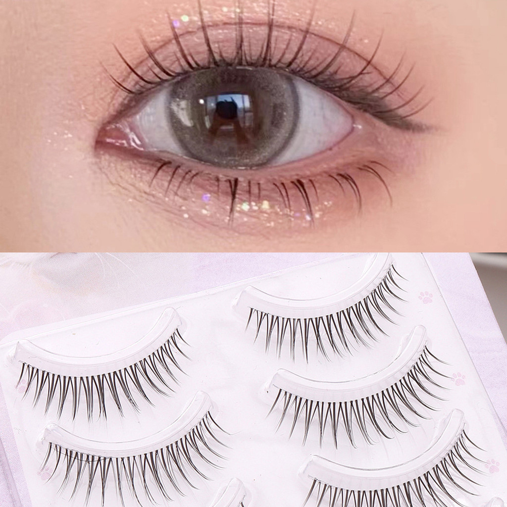 Thin Band Cosplay Manga Lasshes C Curl Natural Look Lông Mi Giả Hoàn Hảo Cho Salon Trang Điểm Chuyên Nghiệp