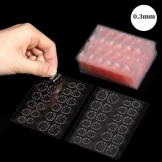 [savemoneyeveryday] 10 Tờ 240 Tờ Trong Suốt Hai Mặt Giả Móng Tay Nghệ Thuật Dính Băng Keo Dán DIY Mẹo Móng Tay Giả Acrylic Dụng Cụ Trang Điểm Gel Làm Móng Tay [vn]