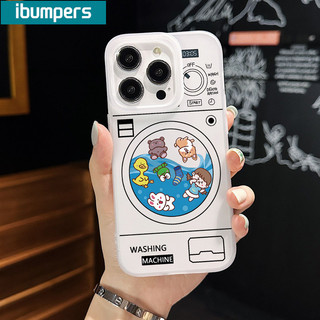 ibumpers Ốp Lưng iPhone Hàn Quốc Cute Hoạt Hình Họa Tiết Ốp Điện Thoại Trong Suốt Mềm TPU nhám Mờ Mềm Chống Sốc Chống Bẩn Cho Iphone 16 15 14 12 13 11 Pro Max IP 7 8 Plus X XS XR
