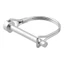 OUSXA 2 Chiếc Pin Gấp Hình Ống, Có Khóa Lò Xo Dụng Cụ Làm Vườn Phần Khóa Chân, Chống Mất D Thép Carbon Mạ Kẽm Vòng Chia Khóa Pin