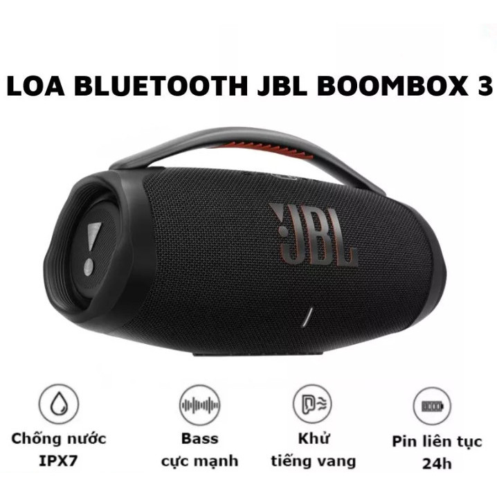 Loa Bluetooth Jbl Bombox (100w) Bass Cực Mạnh Công Suất Cực Lớn Loa 