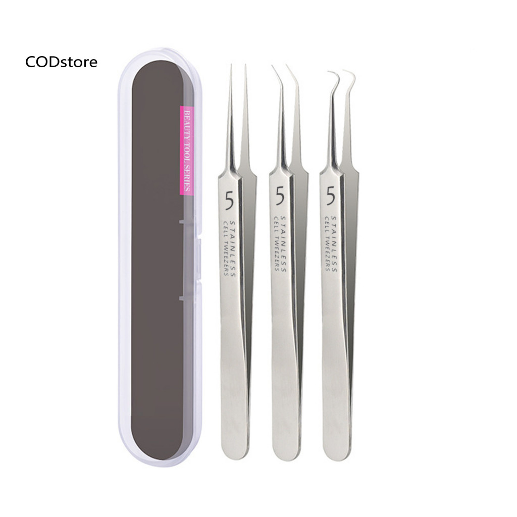 Kdc Dụng cụ điều Hỗ trợ giảm mụn trứng cá bằng thép không gỉ Thiết yếu điều Hỗ trợ giảm mụn đầu đen chuyên nghiệp Bộ nhíp kim Hỗ trợ giảm mụn bằng thép không gỉ Bộ dụng cụ chăm sóc da mặt Dễ dàng cho da
