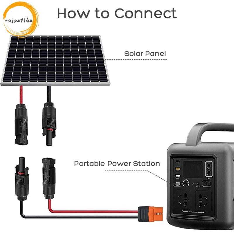 Đầu nối năng lượng mặt trời sang cáp chuyển đổi XT60i cho Ecoflow RIVER 2 / RIVER 2 Max / RIVER 2 Pro / DELTA 2 / DELTA Max (2000) / DELTA Pro