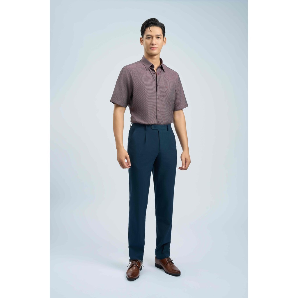 Quần tây trơn 1ly VIETTIEN vải Poly form REGULAR VT00000095