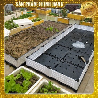 Chậu lắp ghép nhựa HDPE/PP 200x100x23cm: Thẩm mỹ, bền bỉ, dễ lắp đặt, phù hợp mọi cây trồng đô thị