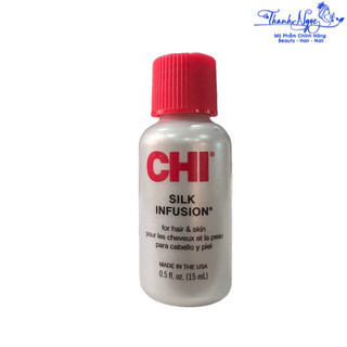 Tinh dầu dưỡng tóc CHI Infra Silk Infusion nhỏ 15ml [ TN ]