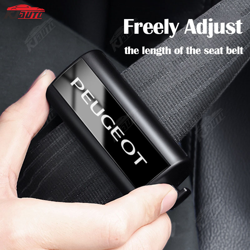 Peugeot Dây An Toàn Kẹp Giới Hạn Bảo Vệ An Toàn Điều Chỉnh Nội Thất Ô Tô Phụ Kiện Cho Xe Đạp Peugeot 308 206 208 3008 508 408 207 406 405 407 2008 5008 306 307