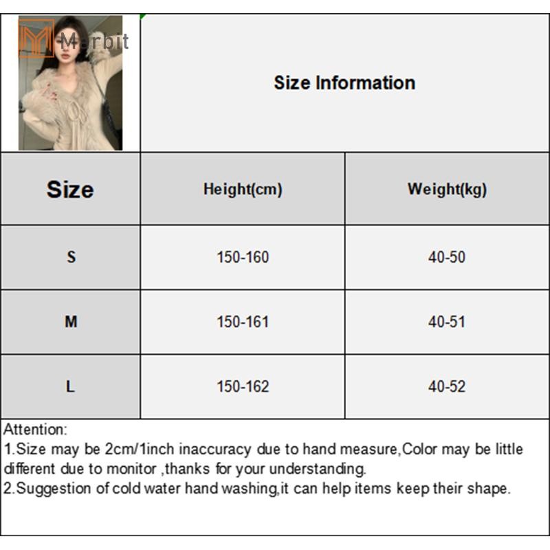 Marbit Hàn Quốc Hot Girl Furry Cổ Chữ V Tay Dài Không Đều Mỏng Áo Len Ngắn Cardigan Mới
