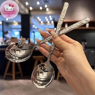 Moonlights 1 Thìa Có Bữa Ăn Chất Liệu Cao Cấp Dụng Cụ Nhà Bếp Thìa Dưa Hấu Họa Tiết Búa Đồ Dùng Nhà Bếp Thanh Đồ Dùng EN