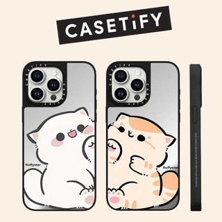 Cat Cặp Đôi Phong Cách Gương Cứng Ốp Lưng Điện Thoại iPhone 16 Pro Max 16 Plus 15 Pro Max 14 13 12 11 Ốp Lưng Acrylic Phía Sau Chống Sốc