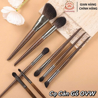 [OVW] Cọ Trang Điểm Chuyên Nghiệp Cán Gỗ OVW Cao Cấp Mềm Mịn Mỹ Phẩm Cosmetic