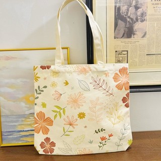Túi Đi Học, Túi Đi Học Thêm, Túi Tote Vải Canvas, Túi Tote Hoạt Hình, Túi Hoa