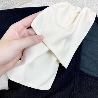 Sét Bigsize Nữ Áo Thun Tay Ngắn Vạt Nhọn Chéo Nơ Vai Chất Ruby Co Giãn Phối Váy Bí Lụa Xoa SET947