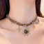 Vòng tay và mặt dây chuyền vintage đính hạt, thẩm mỹ quyến rũ, trang sức handmade