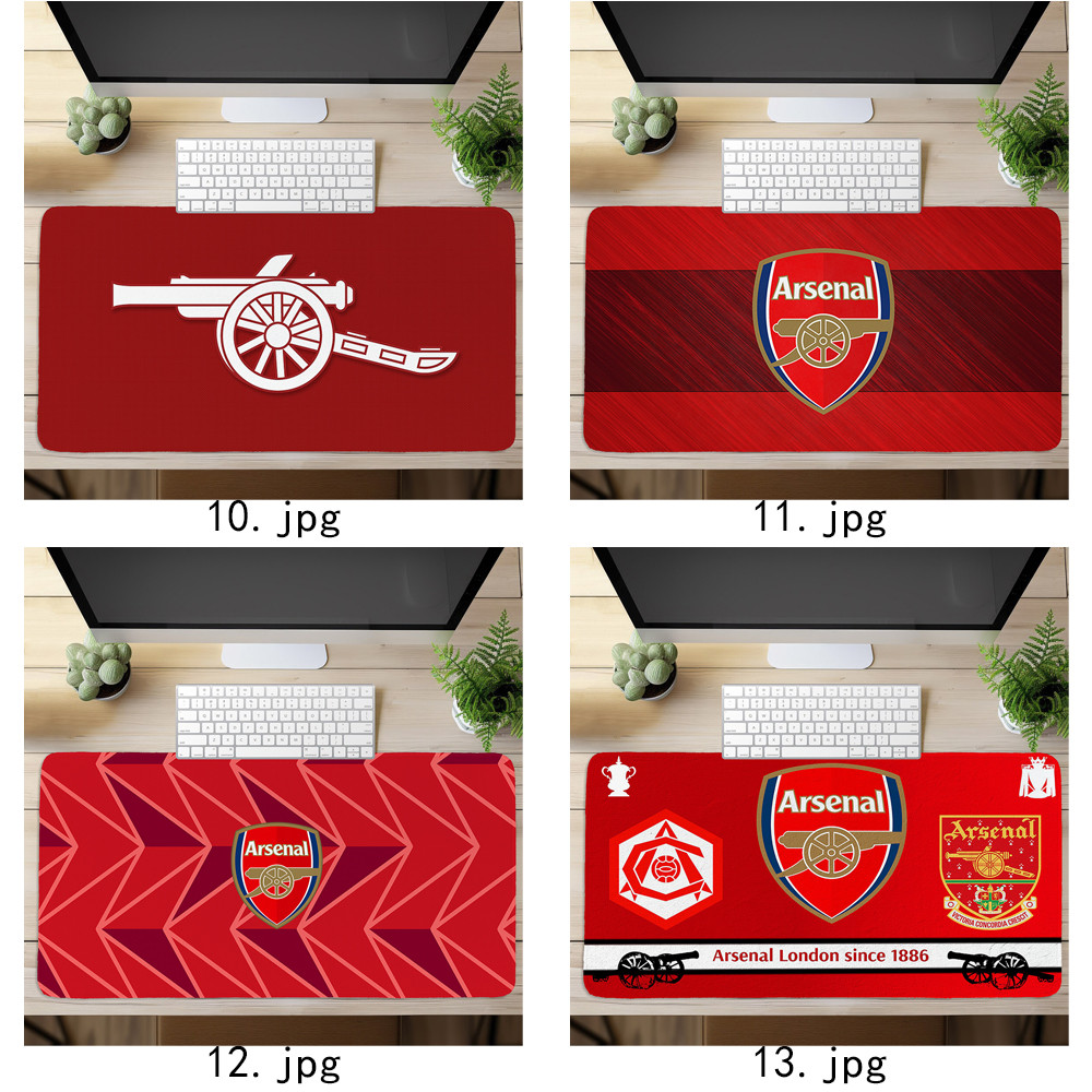 Arsenal F.C. Logo Mouse Pad In Nghệ Thuật Bàn Phím Máy Tính Bàn Phím Pad (60x30cm / 80x40cm)