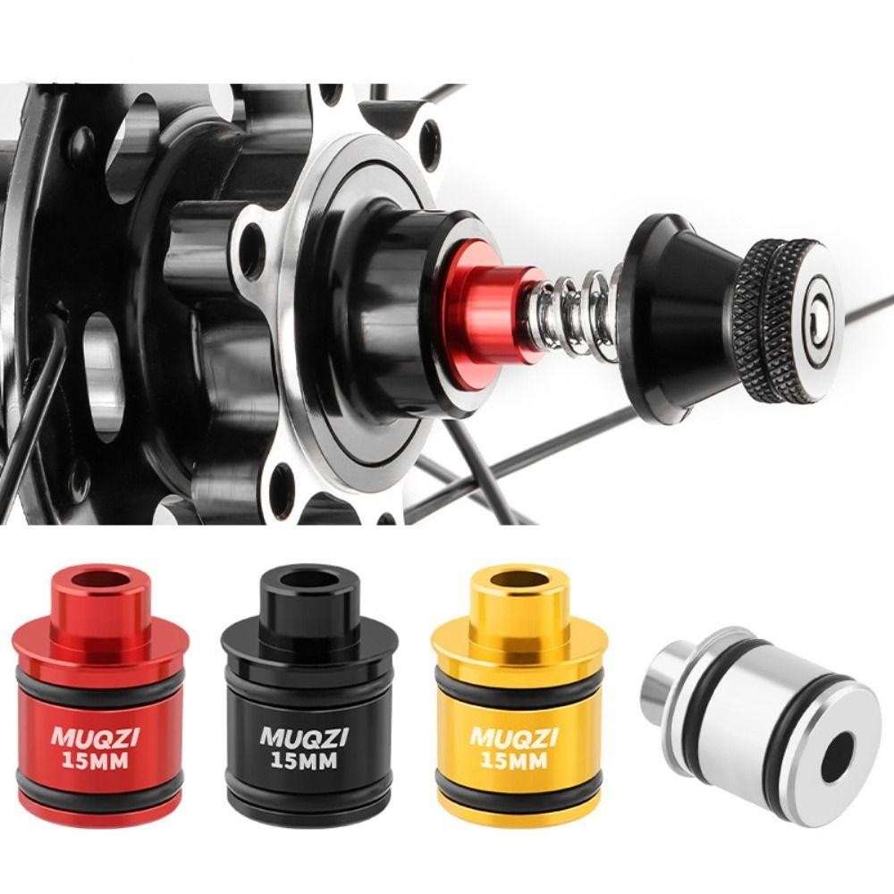 FUHUIOT - Hub Xe Đạp và Adapter Trục Xuyên Tâm Hợp Kim Nhôm, Bộ Chuyển Đổi Bền Bỉ cho Đường Kính 12/15 mm, Công Cụ Sửa Chữa Đa Năng