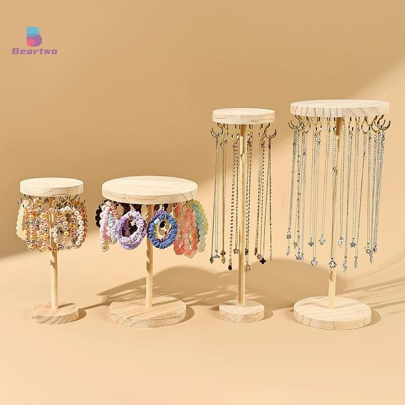 < Beartwo > Trang Sức Người Tổ Chức Trưng Bày Vòng Cổ Giá Đỡ Vòng Cổ Móc Treo Trang Sức Trưng Bày Đứng Dây Chuyền Bông Tai Mặt Dây Chuyền Vòng Tay Cho Đẹp