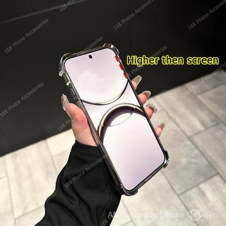 Ốp lưng OPPO Find X8, ốp lưng OPPO Find X8 Pro, ốp trong suốt chống sốc với giá đỡ điện thoại từ tính, nắp ống kính camera, ốp điện thoại sang trọng dày dạn với túi khí